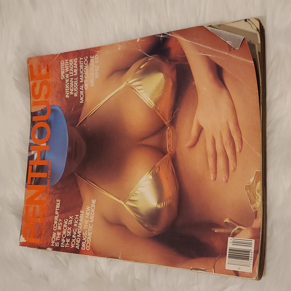 Penthouse Vintage Adult Magazine April 1981 Paperback men